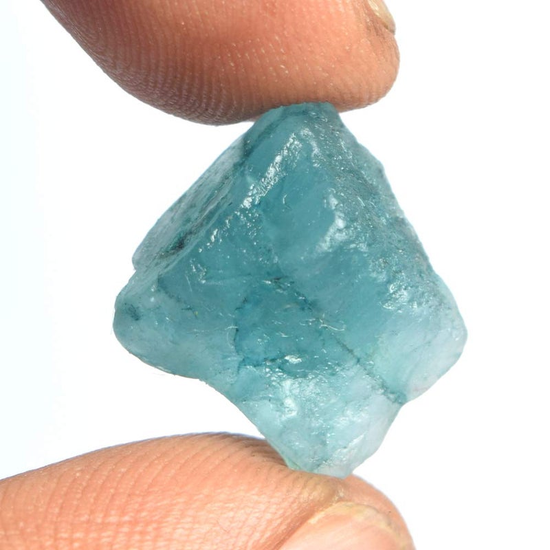 GEMHUB Raw Sky Blue Aquamarine 11.75 Ct Top Grade Rough Aquamarine Natural Healing Crystal Aquamarine Stone - Image 2